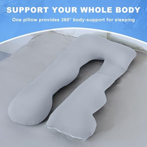 Lovely Care Pregnancy Pillow with Cooling Cover