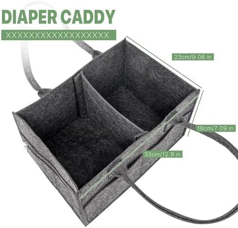 Runsabay Diaper Caddy Organizer - Black 1