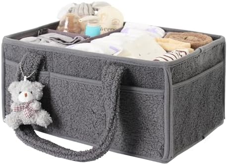 HONCESTA Diaper Caddy Organizer with Handle