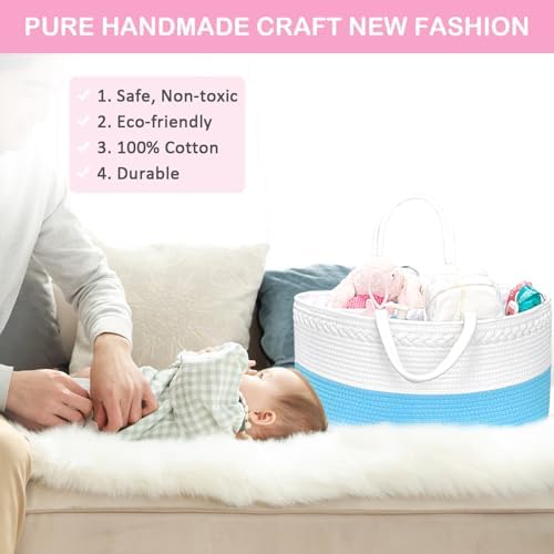 ABenkle X-Large Diaper Caddy Organizer with Removable Dividers 1