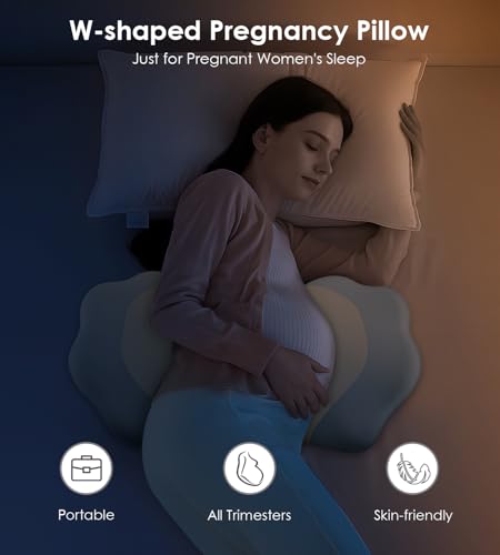 DONAMA Pregnancy Pillow with Cooling Case 1