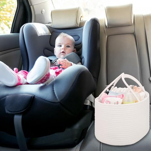 COMSE Large Diaper Caddy Organizer with Removable Dividers 1