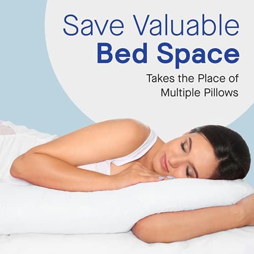 Restorology Pregnancy Pillow - 60 Inch C-Shaped Maternity Support 1