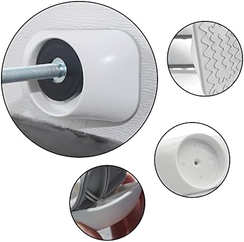 4 Pack Baby Gate Extender Replacement Parts with Wall Protector