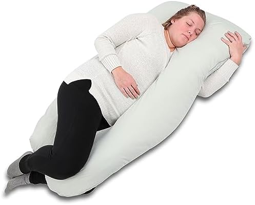 Acorn Baby Full Body Pillow - Light Gray 55x31in