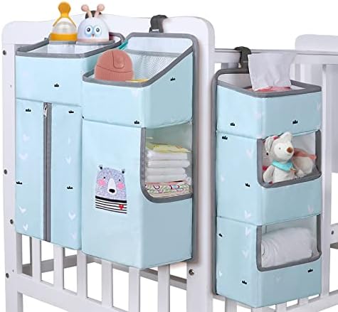 TOCKONIMN 3-in-1 Hanging Diaper Caddy Organizer