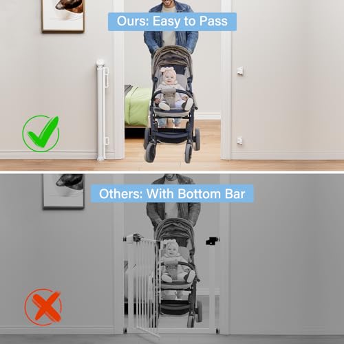 PRObebi Retractable Baby Pet Gate - 54 Wide 34 Tall