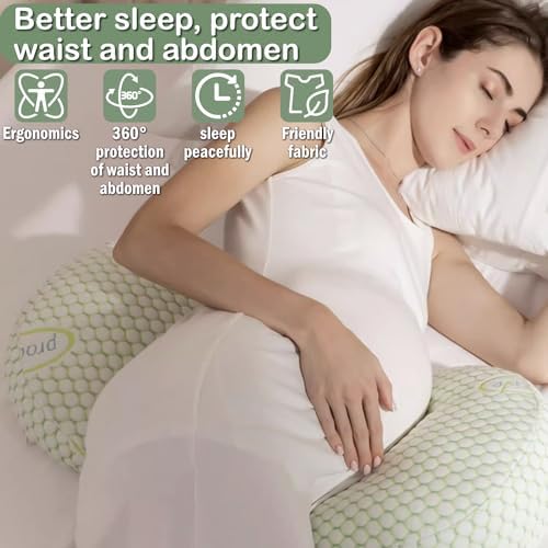 Oskeray Pregnancy Pillow with Adjustable Cover 1
