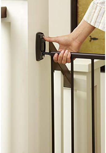 MyPet Windsor Walk Thru Pet Gate - 31 Tall Matte Bronze