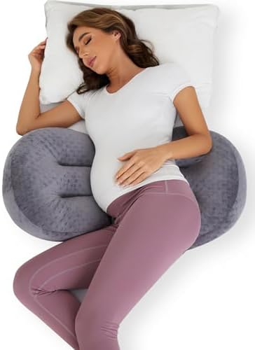 Mommyssr Pregnancy Pillow for Side Sleepers Adjustable and Supportive
