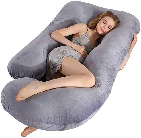 Victostar U Shaped Maternity Pillow with Removable Cover