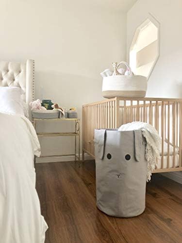 Mila Millie Cotton Rope Diaper Caddy 155x10x7 Inch