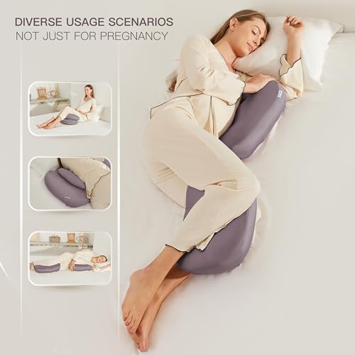 COZYREST Pregnancy Pillow with Cooling TENCEL and Adjustable Support 1