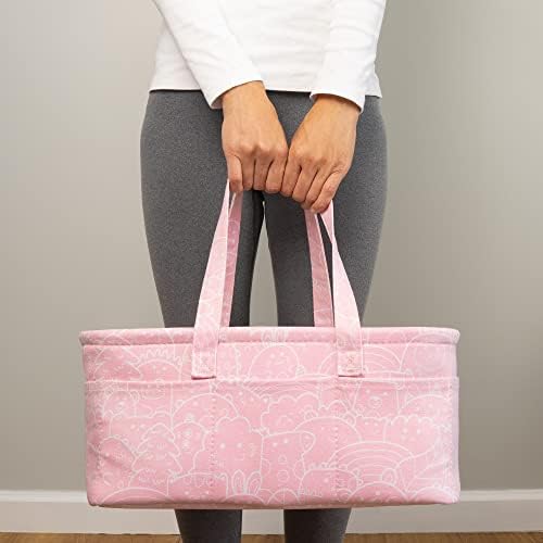 Treeologie Baby Diaper Caddy Organizer Basket - Pink