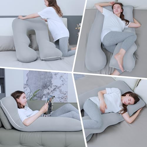 Lovely Care Pregnancy Pillow with Cooling Cover