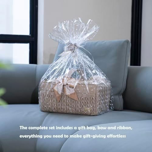 LUKJOJO Baby Diaper Caddy Organizer Beige