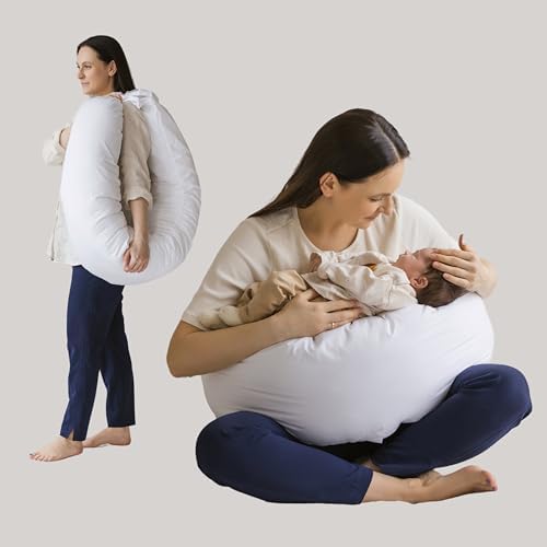 MINICAMP Organic Cotton Pregnancy Pillow with Kapok Filling