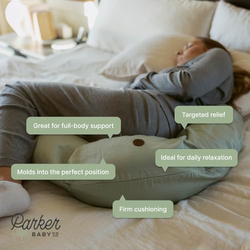 Parker Baby Co The Croissant Pregnancy Pillow