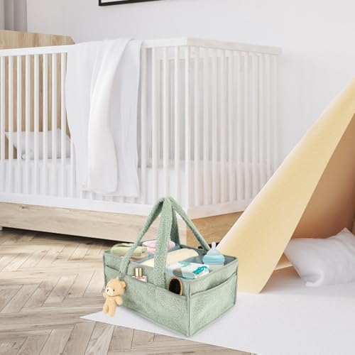 KTZCTPCA Baby Diaper Caddy Storage Basket