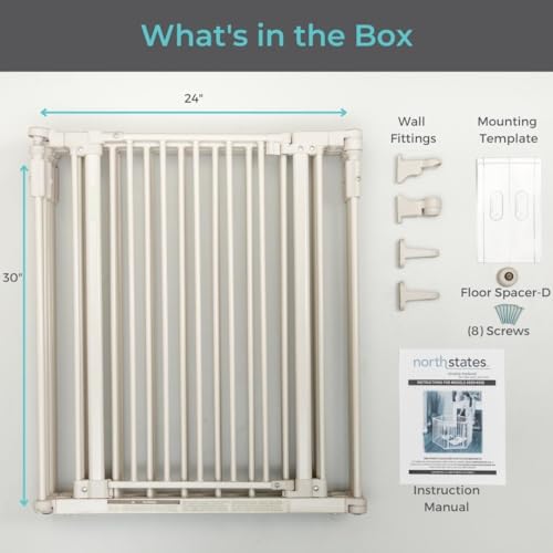 Toddleroo 3 in 1 Metal Superyard 199 Wide with Wall Mount Kit 1