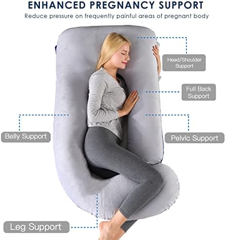 Cauzyart Pregnancy Pillow with U-Shape Design 1