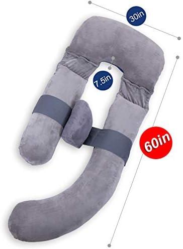 AS AWESLING 60in Full Body Pillow with Detachable Side