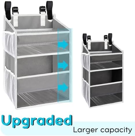 Ofiray-home Hanging Diaper Caddy with Mesh Pockets