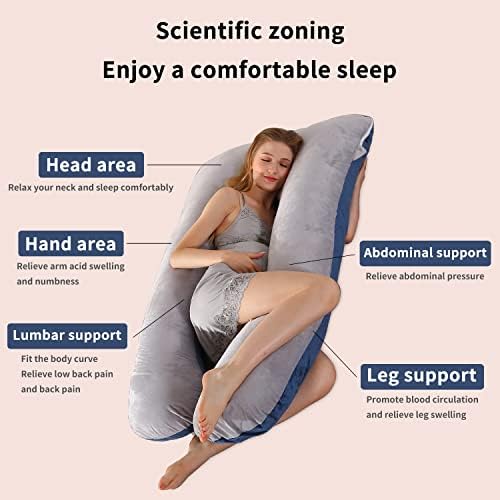TROSHOCK U-Shaped Pregnancy Full Body Pillow