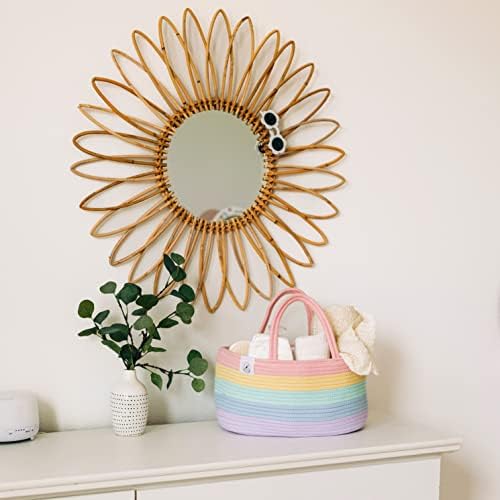 OrganiHaus Rainbow Diaper Caddy Basket Organizer 1