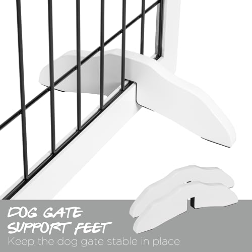 PAWLAND Support Feet for 360 Degree Configurable Dog Gate White 1