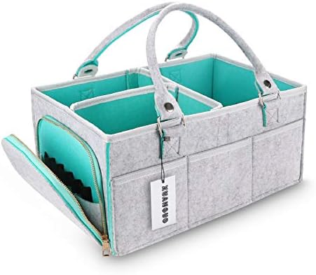 Eco-Friendly Baby Diaper Caddy Organizer Tote Bag