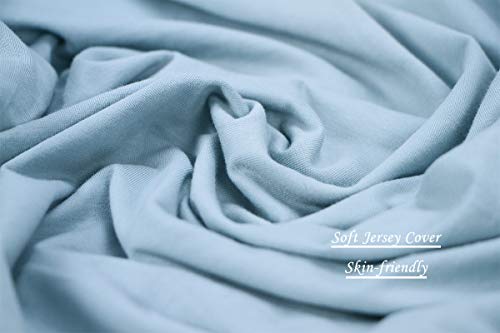 INSEN C-Shaped Pregnancy Pillow with Cooling Cotton Cover
