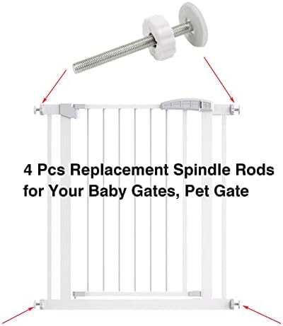 Pet Gates Spindle Rods 8mm M8 Replacement Hardware Kit 1