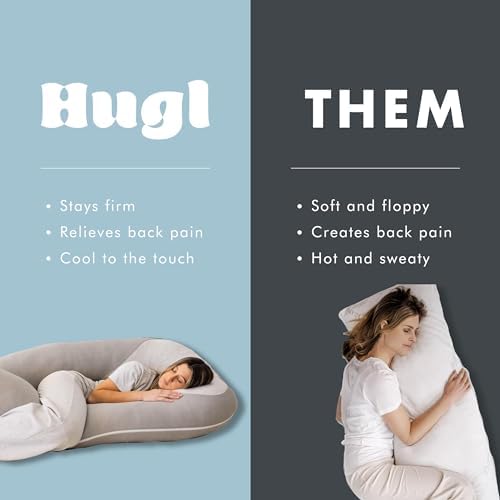 Plufl Hugl Cooling Body Pillow for Adults