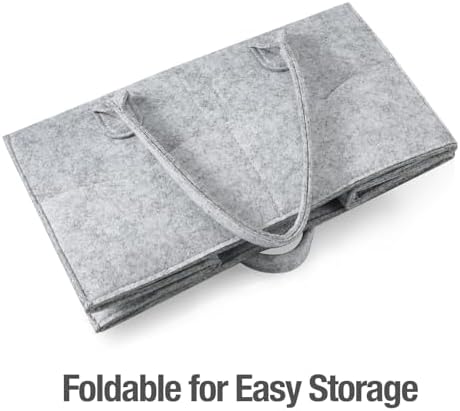 PandaEar Baby Diaper Caddy Organizer Grey