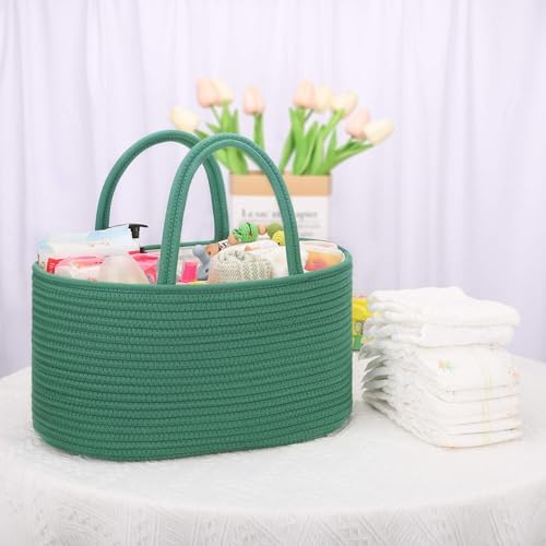 COMSE 2 Pack Baby Diaper Caddy Organizer