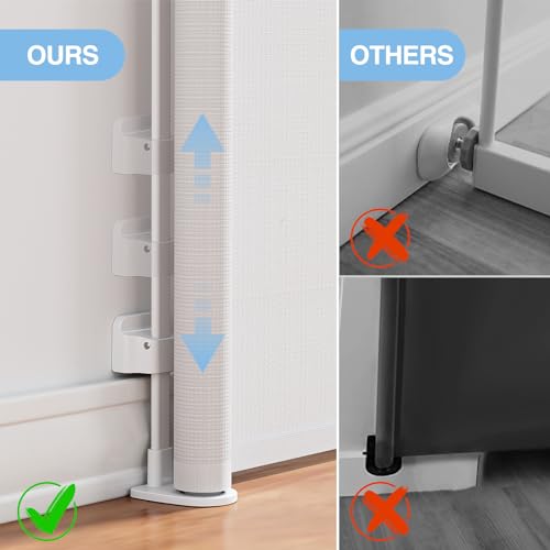 PRObebi Retractable Baby Pet Gate - 54 Wide 34 Tall