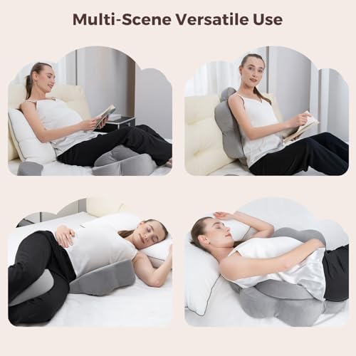 Memeluckon Pregnancy Pillow Gray