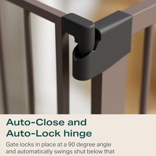 Cumbor 297-406 Durable Stair Safety Gate for Kids and Pets