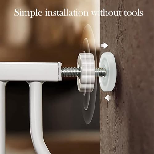 Vmaisi 8MM Spindle Rods 4 Pack - Pressure Mount Baby Gate Hardware Kit
