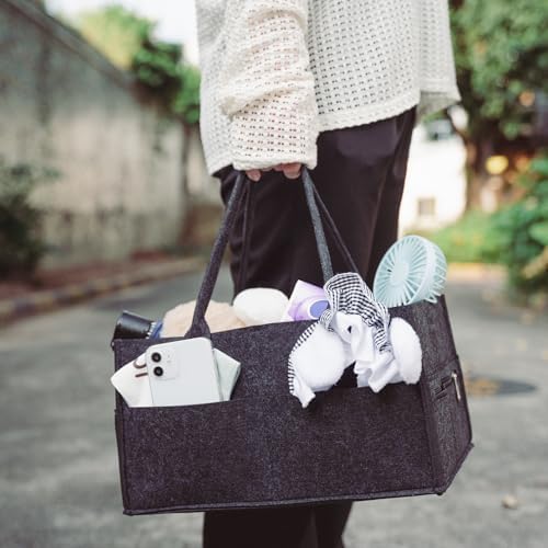 Runsabay Diaper Caddy Organizer - Black 1