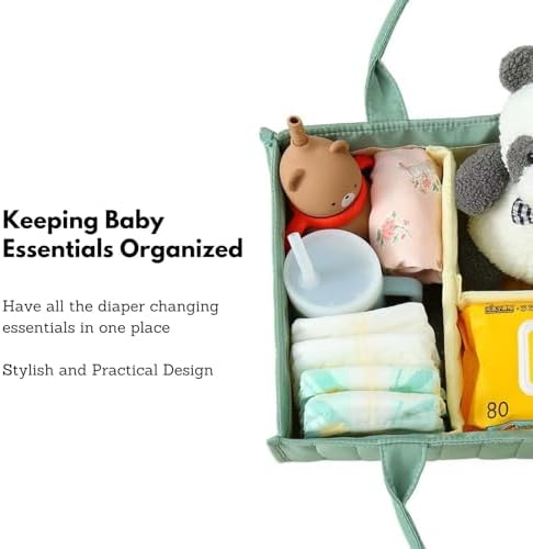 PandaEar Baby Diaper Caddy Organizer with Handle