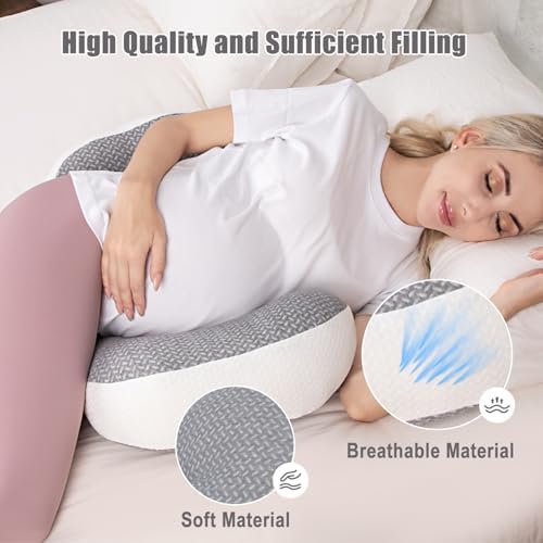 Chilling Home Pregnancy Pillow with Adjustable Support