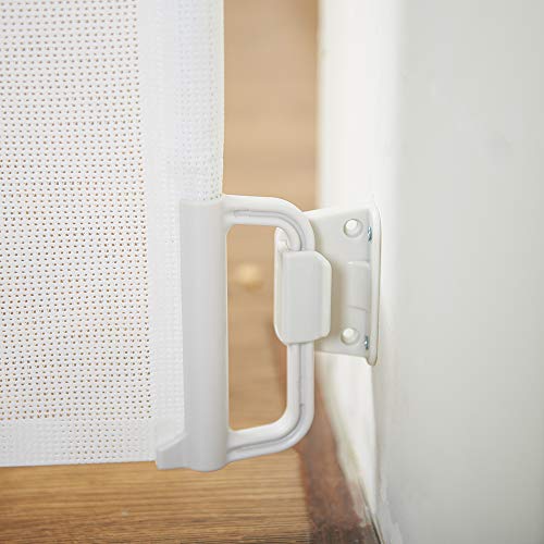 EasyBaby Extra Wide Retractable Baby Gate 33 Tall 71 Wide