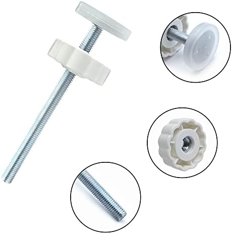 4 Pack Baby Gate Extender Replacement Parts with Wall Protector