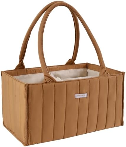 Clearworld Baby Diaper Caddy Organizer Mocha Brown