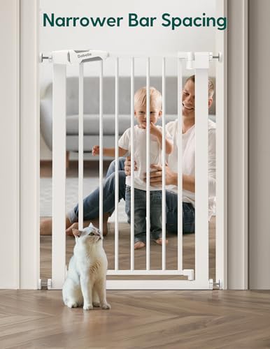 BABELIO 36 Tall Narrow Baby Gate with Auto-Close