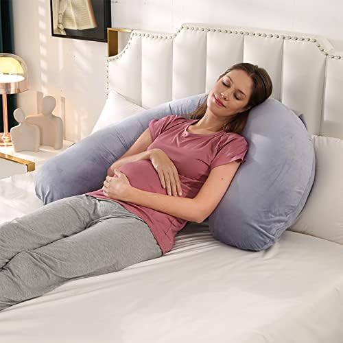 BATTOP Pregnancy Pillow with Cooling Washable Cover