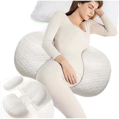 YLMXBZZ Pregnancy Pillow - Double Sided Support with 30 Slope Design