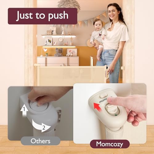 Retractable Baby Gate with Double Locking Mechanism 1
